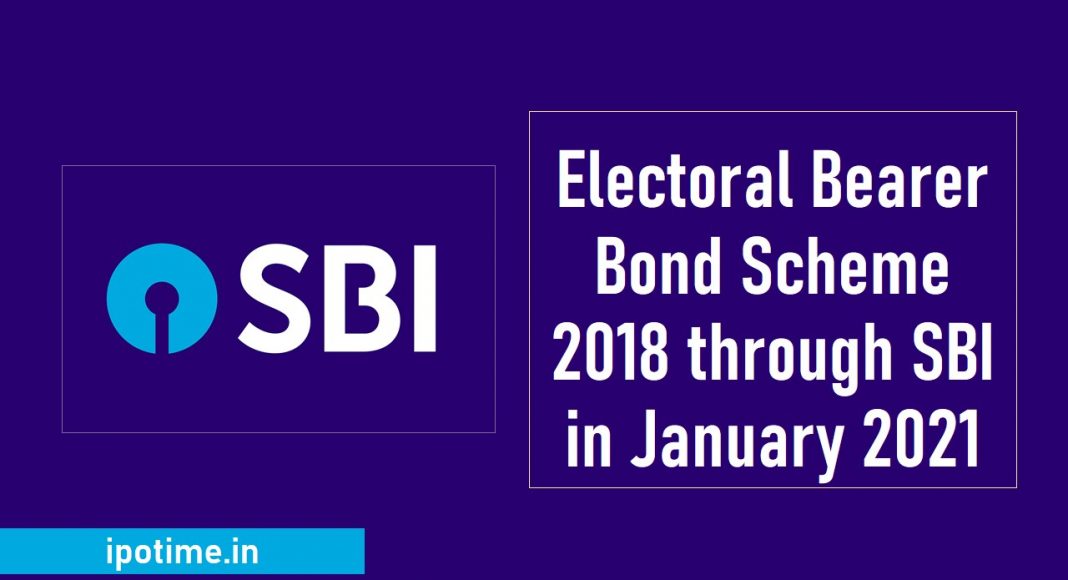 Electoral Bearer Bond Scheme 2018