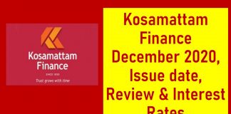 Kosamattam Finance December 2020