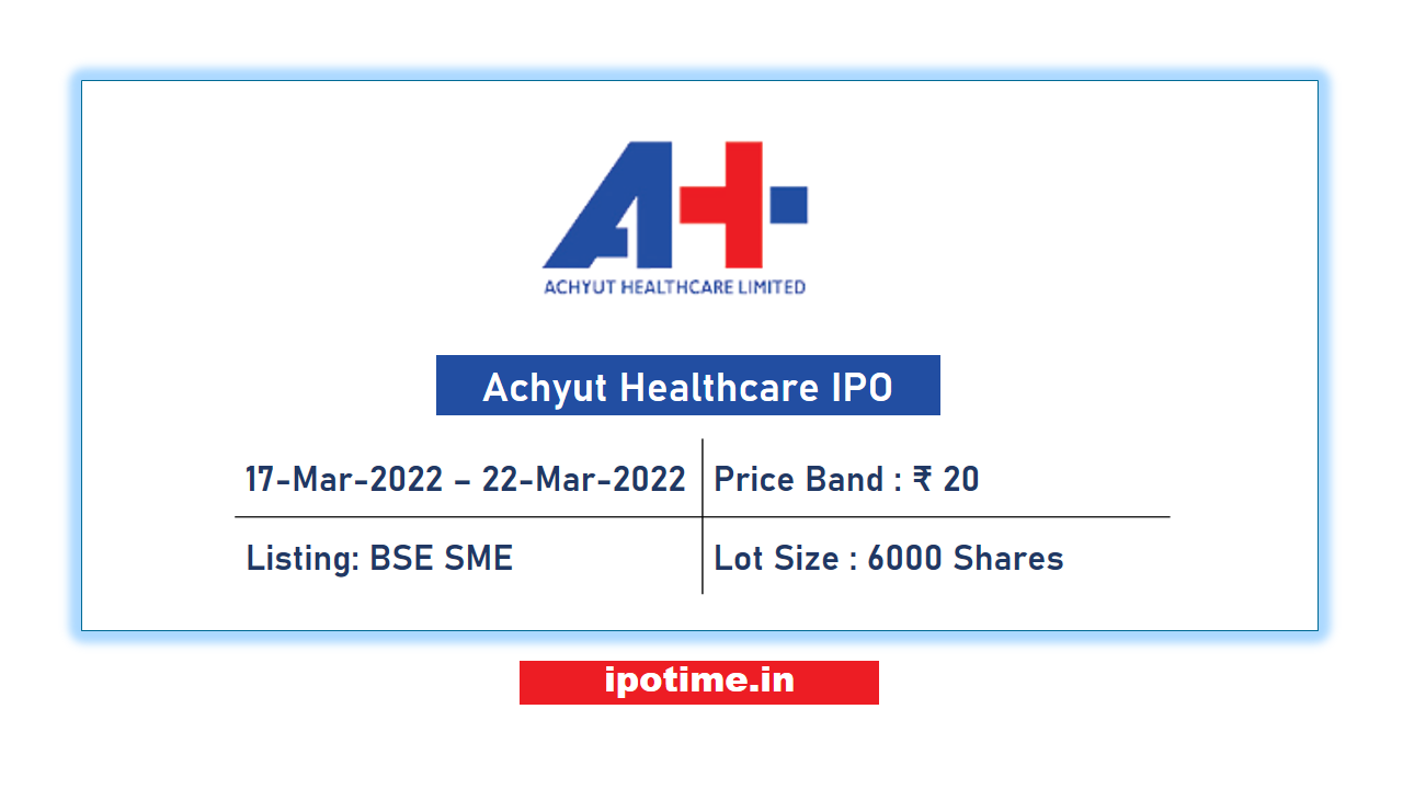 Achyut Healthcare IPO Listing Date